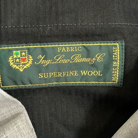 NWOT Ludlow Slim Fit Suit Pants in Lora Piana Wool Gray Size 36 x 32 - Picture 6 of 14